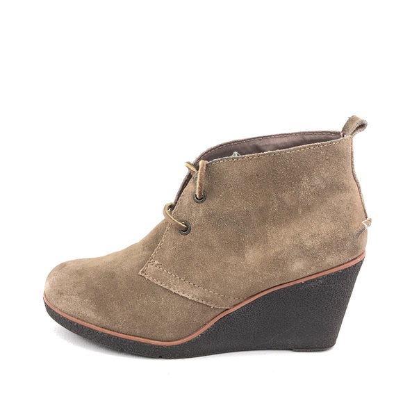 Sperry Harlow Wedge Heel Chukka Booties 7.5M - Picture 1 of 11